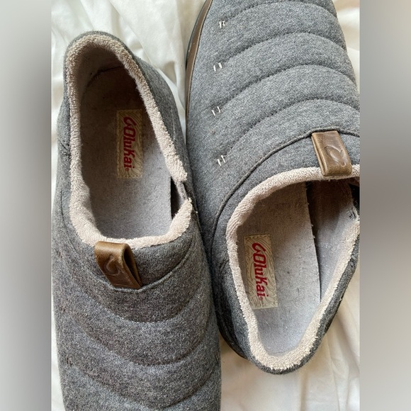 OluKai Men\'s  slipper Slip-On  Cozy Loafers in Gray — Casual Comfort main image 6
